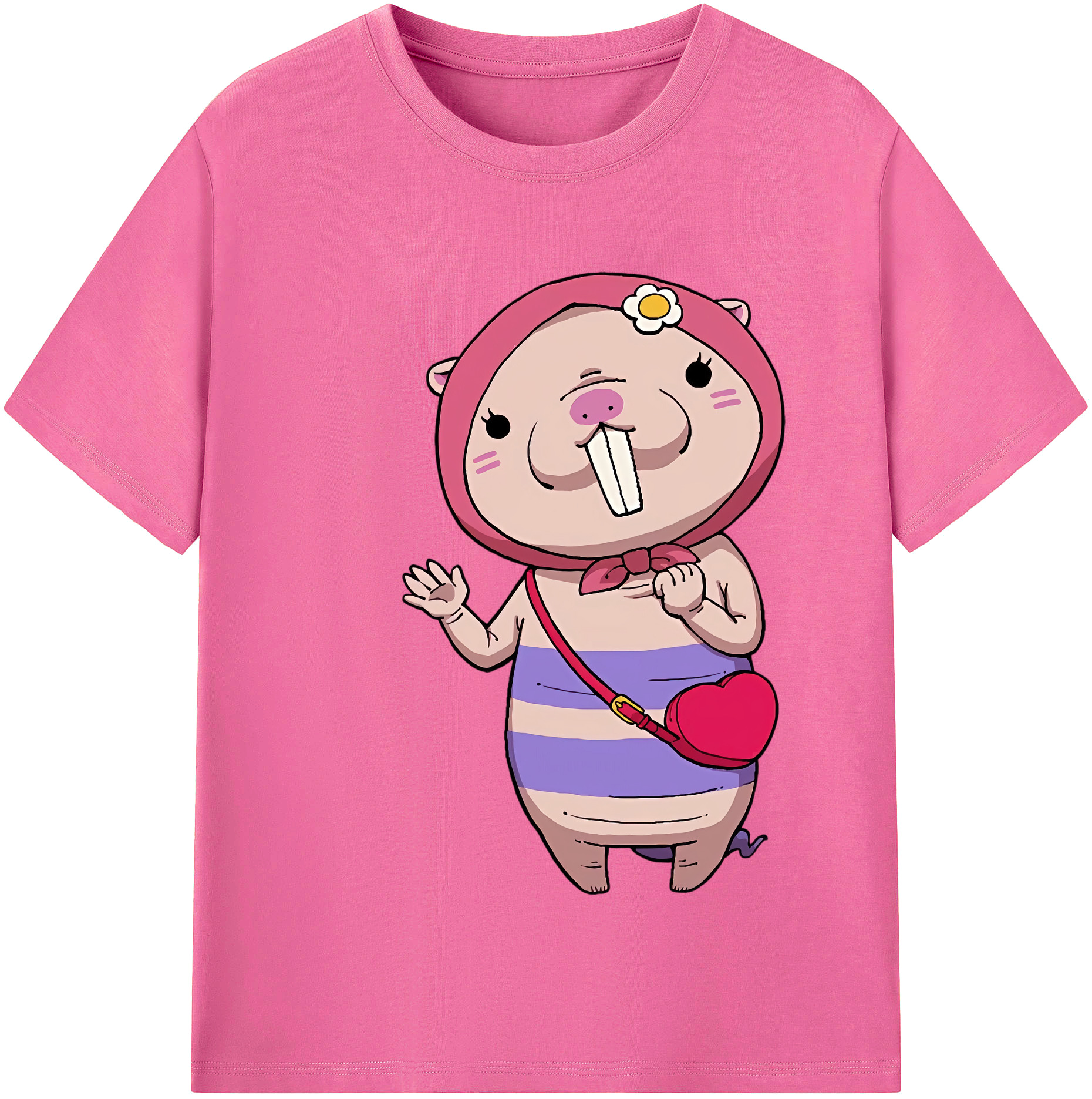 （画像用） 妖怪ウォッチ Yo-kai Watch レディースカジュアルプリントTシャツ（綿100％）